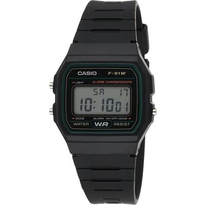 Casio Armbanduhr, Retro Vintage - F-91W-3D, Schwarz, (33 mm) Casio Armbanduhr, Retro Vintage - F-91W-3D, Schwarz, (33 mm)
