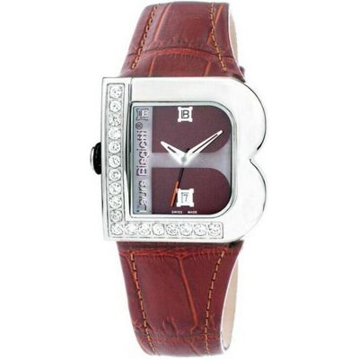 Laura Biagiotti, Armbanduhr, Damenuhr LB0001L-10Z (Ø 33 mm), Silber, Braun, (33 mm) Laura Biagiotti, Armbanduhr, Damenuhr LB0001L-10Z (Ø 33 mm), Silber, Braun, (33 mm)