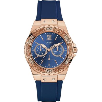 Guess Armbanduhr, Watches LADIES W1053L1, Blau, (Analoguhr, 39 mm) Guess Armbanduhr, Watches LADIES W1053L1, Blau, (Analoguhr, 39 mm)