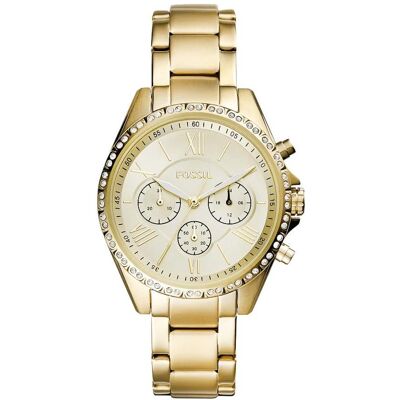 Fossil Armbanduhr, Modern Courier Chronograph BQ3378, Gold, (Analoguhr, Chronograph, 34 mm) Fossil Armbanduhr, Modern Courier Chronograph BQ3378, Gold, (Analoguhr, Chronograph, 34 mm)