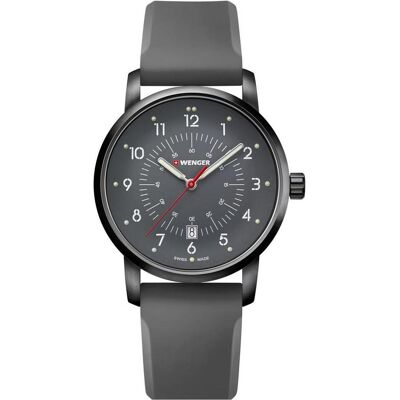 Wenger, Armbanduhr, Avenue, Grau, (Analoguhr, 42 mm) Wenger, Armbanduhr, Avenue, Grau, (Analoguhr, 42 mm)