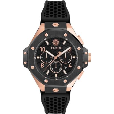 Philipp Plein, Armbanduhr, PWPRA0824, Schwarz, Gold, (Chronograph) Philipp Plein, Armbanduhr, PWPRA0824, Schwarz, Gold, (Chronograph)
