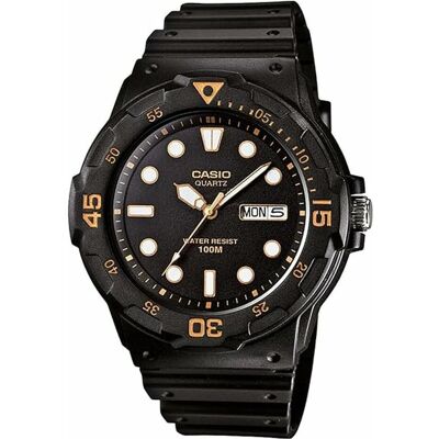 Casio Armbanduhr, Collection - MRW-200H-1E, Schwarz, (Analoguhr, 44.50 mm) Casio Armbanduhr, Collection - MRW-200H-1E, Schwarz, (Analoguhr, 44.50 mm)
