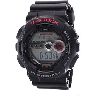 Casio Armbanduhr, G-Shock GD-100, Schwarz, (Digitaluhr, Sportuhr, 55 mm) Casio Armbanduhr, G-Shock GD-100, Schwarz, (Digitaluhr, Sportuhr, 55 mm)