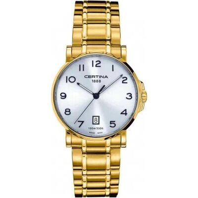 Certina Armbanduhr, Orologio DS Caimano Quadrante Argento, Gold, (Swiss Made, 38 mm) Certina Armbanduhr, Orologio DS Caimano Quadrante Argento, Gold, (Swiss Made, 38 mm)
