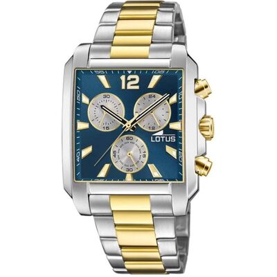 Lotus Armbanduhr, 18852/6 Edelstahlarmband Chrono, Gold, Silber, (Chronograph, 38 mm) Lotus Armbanduhr, 18852/6 Edelstahlarmband Chrono, Gold, Silber, (Chronograph, 38 mm)