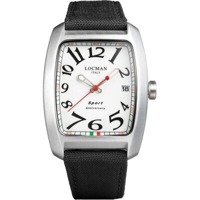 Locman, Armbanduhr, Italy Herrenuhr Sport Anniversary schwarz/weiss Ref. 0471, Weiss, Schwarz, (Analoguhr, 37 mm) Locman, Armbanduhr, Italy Herrenuhr Sport Anniversary schwarz/weiss Ref. 0471, Weiss, Schwarz, (Analoguhr, 37 mm)