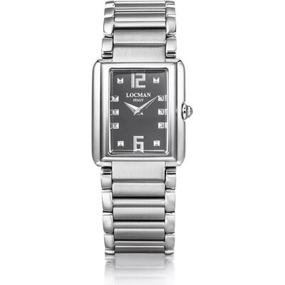 Locman, Armbanduhr, Italy Damenuhr Giannutri anthrazit Titan / Stahl Ref. 670, Silber, (Analoguhr, 36 mm) Locman, Armbanduhr, Italy Damenuhr Giannutri anthrazit Titan / Stahl Ref. 670, Silber, (Analoguhr, 36 mm)