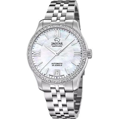 Jaguar, Armbanduhr, Automatik, Silber, (Analoguhr, 34 mm) Jaguar, Armbanduhr, Automatik, Silber, (Analoguhr, 34 mm)