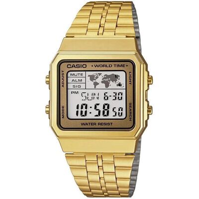 Casio Armbanduhr, MTP-VT01L-3BUDF, Gold, (Chronograph, Digitaluhr, 39 mm) Casio Armbanduhr, MTP-VT01L-3BUDF, Gold, (Chronograph, Digitaluhr, 39 mm)