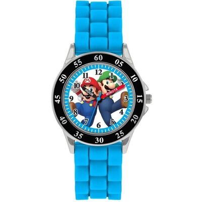Disney Armbanduhr, Mario, Blau, (Analoguhr) Disney Armbanduhr, Mario, Blau, (Analoguhr)