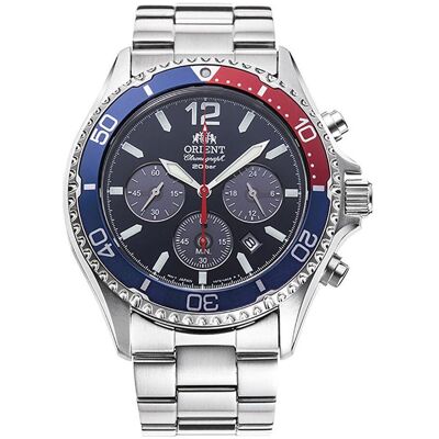 Orient, Armbanduhr, Mako - RA-TX0201L10B, Silber, (Chronograph, 42 mm) Orient, Armbanduhr, Mako - RA-TX0201L10B, Silber, (Chronograph, 42 mm)