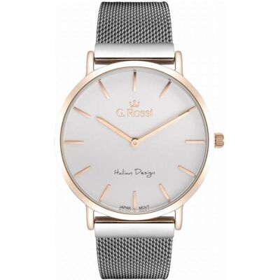 Gino Rossi, Armbanduhr, G. Rossi women's watch 10771B (zg717g), Gold, Rosa, Silber, (Analoguhr, 39 mm) Gino Rossi, Armbanduhr, G. Rossi women's watch 10771B (zg717g), Gold, Rosa, Silber, (Analoguhr, 39 mm)