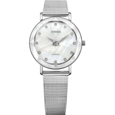 Jowissa, Armbanduhr, J5.668.M, Weiss, Silber, (Analoguhr, Swiss Made, 31 mm) Jowissa, Armbanduhr, J5.668.M, Weiss, Silber, (Analoguhr, Swiss Made, 31 mm)