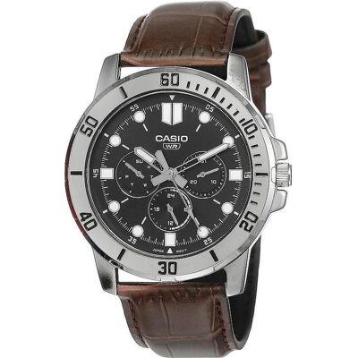 Casio Armbanduhr, MTP-VD300L-1E, Schwarz, (Chronograph, 45 mm) Casio Armbanduhr, MTP-VD300L-1E, Schwarz, (Chronograph, 45 mm)