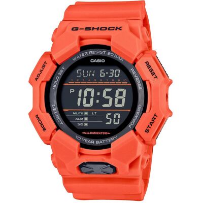 Casio Armbanduhr, GD-010-4ER, Rot, Orange, (Digitaluhr, 52 mm) Casio Armbanduhr, GD-010-4ER, Rot, Orange, (Digitaluhr, 52 mm)
