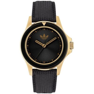 Adidas Armbanduhr, Men's Watch AOFH23015 (Ø 44 mm), Schwarz, Gold, (44 mm) Adidas Armbanduhr, Men's Watch AOFH23015 (Ø 44 mm), Schwarz, Gold, (44 mm)
