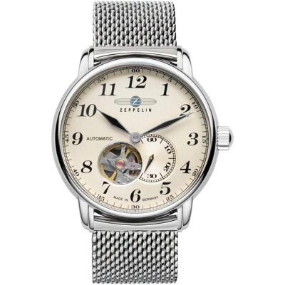Zeppelin, Armbanduhr, Uhr LZ127 7666M-5 Automatik, Silber, (Analoguhr, 41 mm) Zeppelin, Armbanduhr, Uhr LZ127 7666M-5 Automatik, Silber, (Analoguhr, 41 mm)