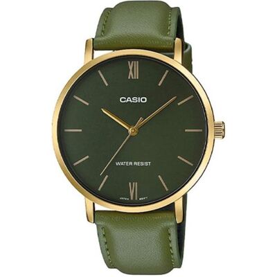 Casio Armbanduhr, MTP-VT01GL-3B, Grün, (Analoguhr) Casio Armbanduhr, MTP-VT01GL-3B, Grün, (Analoguhr)
