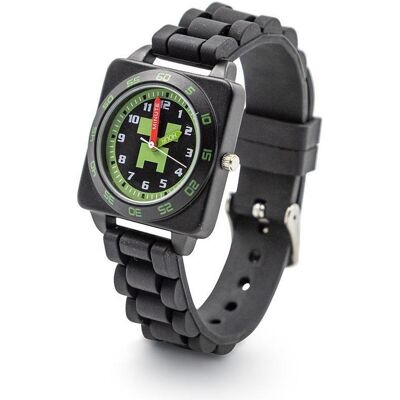 Accutime, Armbanduhr, Minecraft, Schwarz, (Analoguhr) Accutime, Armbanduhr, Minecraft, Schwarz, (Analoguhr)