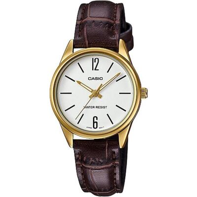 Casio Armbanduhr, Collection, Gold, Weiss, Braun, (Analoguhr, 28 mm) Casio Armbanduhr, Collection, Gold, Weiss, Braun, (Analoguhr, 28 mm)