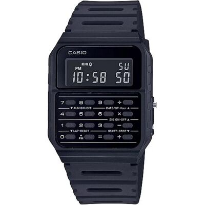 Casio Armbanduhr, Calculator, Schwarz, (Digitaluhr, 35 mm) Casio Armbanduhr, Calculator, Schwarz, (Digitaluhr, 35 mm)