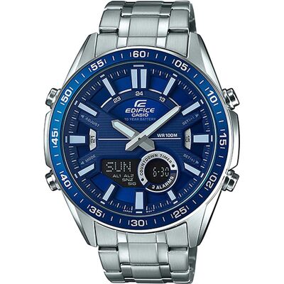 Casio Armbanduhr, Edifice - EFV-C100D-2AVEF, Silber, (Chronograph, 47 mm) Casio Armbanduhr, Edifice - EFV-C100D-2AVEF, Silber, (Chronograph, 47 mm)