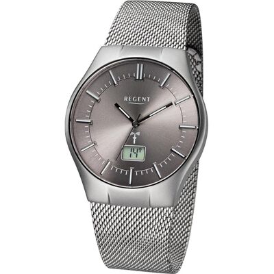 Regent, Armbanduhr, Herrenuhr, Silber, (Analoguhr, 39 mm) Regent, Armbanduhr, Herrenuhr, Silber, (Analoguhr, 39 mm)