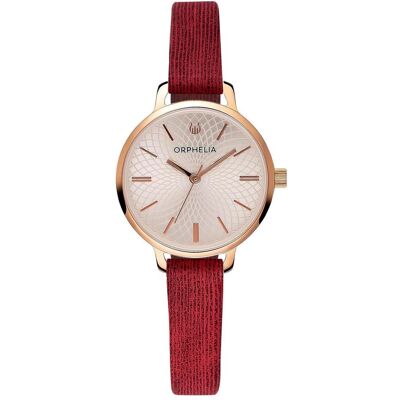 Orphelia, Armbanduhr, Pixi Womens Analogue Quartz Watch, Gold, Rot, Silber, (Analoguhr, 28 mm) Orphelia, Armbanduhr, Pixi Womens Analogue Quartz Watch, Gold, Rot, Silber, (Analoguhr, 28 mm)