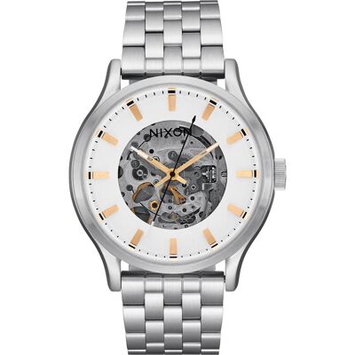 Nixon, Armbanduhr, Unisexuhr, Silber, (Analoguhr, 40 mm) Nixon, Armbanduhr, Unisexuhr, Silber, (Analoguhr, 40 mm)