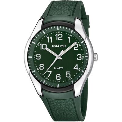 Calypso, Armbanduhr, Street Style, Grün, (Analoguhr, 44 mm) Calypso, Armbanduhr, Street Style, Grün, (Analoguhr, 44 mm)