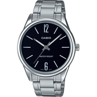 Casio Armbanduhr, MTP-V005D-1B, Silber, Schwarz, (40 mm) Casio Armbanduhr, MTP-V005D-1B, Silber, Schwarz, (40 mm)