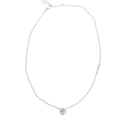 Guess Halsschmuck, - Modische Stahl-Halskette mit Zirkonen Stylish JUBN04593JWRHT/U, (Edelstahl, Glas) Guess Halsschmuck, - Modische Stahl-Halskette mit Zirkonen Stylish JUBN04593JWRHT/U, (Edelstahl, Glas)