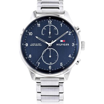 Tommy Hilfiger Armbanduhr, Chase, Silber, (Analoguhr, 44 mm) Tommy Hilfiger Armbanduhr, Chase, Silber, (Analoguhr, 44 mm)