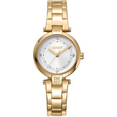 DKNY, Armbanduhr, Essential Mini - DK1L043M0055, Gold, (Uhr mit Schmuckstein, 28 mm) DKNY, Armbanduhr, Essential Mini - DK1L043M0055, Gold, (Uhr mit Schmuckstein, 28 mm)