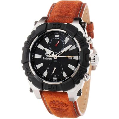 Timberland Armbanduhr, Herrenuhr TBL1331JS-02C (Ø 45 mm), Schwarz, Silber, Braun, (45 mm) Timberland Armbanduhr, Herrenuhr TBL1331JS-02C (Ø 45 mm), Schwarz, Silber, Braun, (45 mm)
