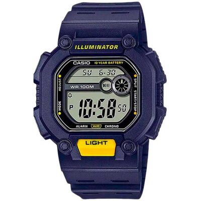 Casio Armbanduhr, Digital Youth, Blau, (Digitaluhr, 47 mm) Casio Armbanduhr, Digital Youth, Blau, (Digitaluhr, 47 mm)
