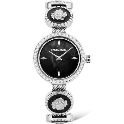 Police, Armbanduhr, Kapaa, Silber, Schwarz, (Analoguhr, 28 mm) Police, Armbanduhr, Kapaa, Silber, Schwarz, (Analoguhr, 28 mm)