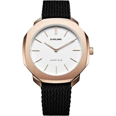 D1 Milano, Armbanduhr, Unisex-Uhr (Ø 36 mm), Weiss, Rosa, Schwarz, Silber, (36 mm) D1 Milano, Armbanduhr, Unisex-Uhr (Ø 36 mm), Weiss, Rosa, Schwarz, Silber, (36 mm)