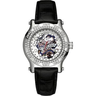 Marc Ecko, Armbanduhr, Unisex Watch E12589M1 (Ø 39 mm), Schwarz, Silber, (39 mm) Marc Ecko, Armbanduhr, Unisex Watch E12589M1 (Ø 39 mm), Schwarz, Silber, (39 mm)