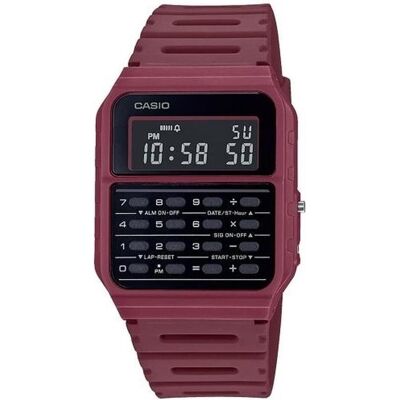 Casio Armbanduhr, Retro, Rot, (34 mm) Casio Armbanduhr, Retro, Rot, (34 mm)