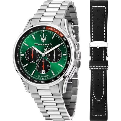 Maserati, Armbanduhr, Sorpasso, Silber, (Chronograph, 42 mm) Maserati, Armbanduhr, Sorpasso, Silber, (Chronograph, 42 mm)