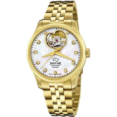 Jaguar, Armbanduhr, Automatik, Gold, (Analoguhr, 34 mm) Jaguar, Armbanduhr, Automatik, Gold, (Analoguhr, 34 mm)