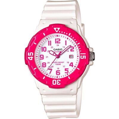 Casio Armbanduhr, Collection - LRW-200H-4B, Weiss, Pink, Rosa, (34 mm) Casio Armbanduhr, Collection - LRW-200H-4B, Weiss, Pink, Rosa, (34 mm)