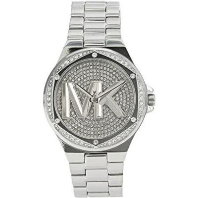 Michael Kors, Armbanduhr, Montre Lennox Pave, Silber, (Uhr mit Schmuckstein, 37 mm) Michael Kors, Armbanduhr, Montre Lennox Pave, Silber, (Uhr mit Schmuckstein, 37 mm)