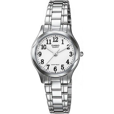 Casio Armbanduhr, Damenuhr LTP-1275D-7BDF + BOX, Weiss, Silber, (Analoguhr, 25 mm) Casio Armbanduhr, Damenuhr LTP-1275D-7BDF + BOX, Weiss, Silber, (Analoguhr, 25 mm)