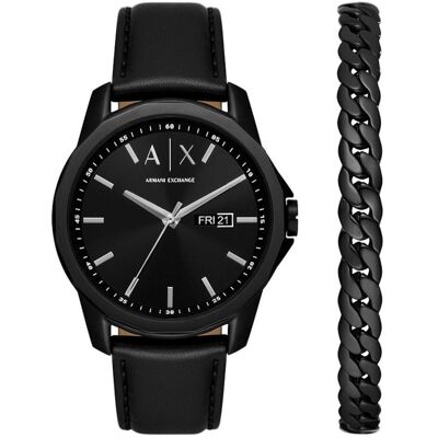 Armani Exchange Armbanduhr, Banks, Schwarz, (Analoguhr, 44 mm) Armani Exchange Armbanduhr, Banks, Schwarz, (Analoguhr, 44 mm)