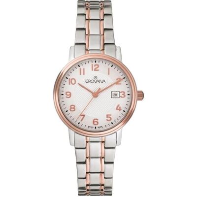 Grovana, Armbanduhr, Kensington Traditional-Kollektion – Montre-Quarz, hergestellt in der Schweiz, Silber, (Swiss Made) Grovana, Armbanduhr, Kensington Traditional-Kollektion – Montre-Quarz, hergestellt in der Schweiz, Silber, (Swiss Made)