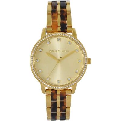 Michael Kors, Armbanduhr, Melissa, Gold, (Analoguhr, 35 mm) Michael Kors, Armbanduhr, Melissa, Gold, (Analoguhr, 35 mm)