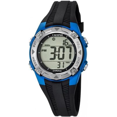 Calypso, Armbanduhr, Montre Garçon Noir K5685/5, Blau, Schwarz, (Digitaluhr, 37 mm) Calypso, Armbanduhr, Montre Garçon Noir K5685/5, Blau, Schwarz, (Digitaluhr, 37 mm)